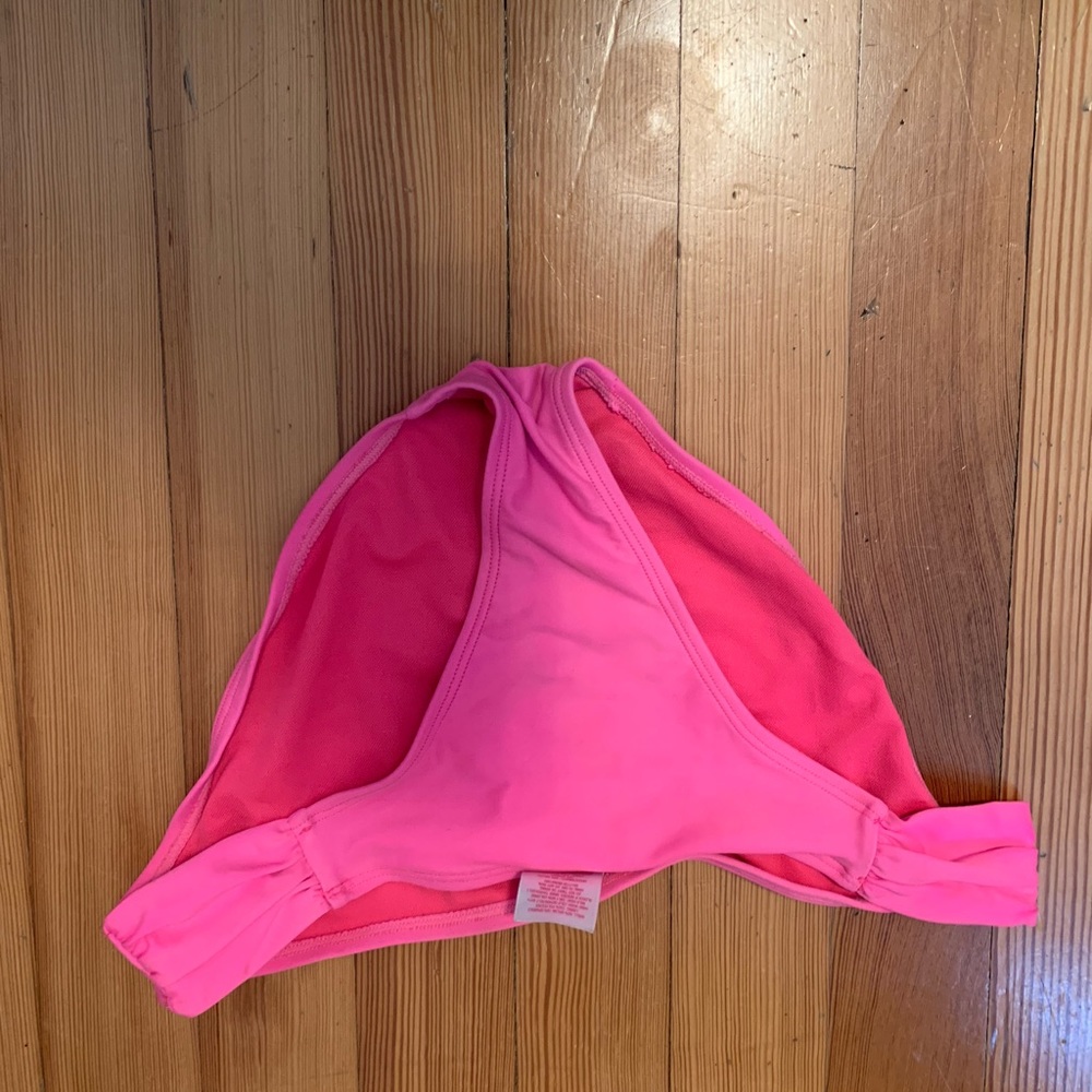 Neon pink bikini bottoms